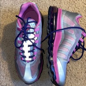 Nike air max 95 purple gray size 5Y or 7 women
